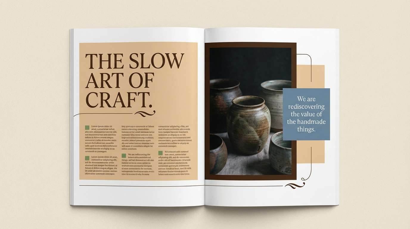 magazine feature layout