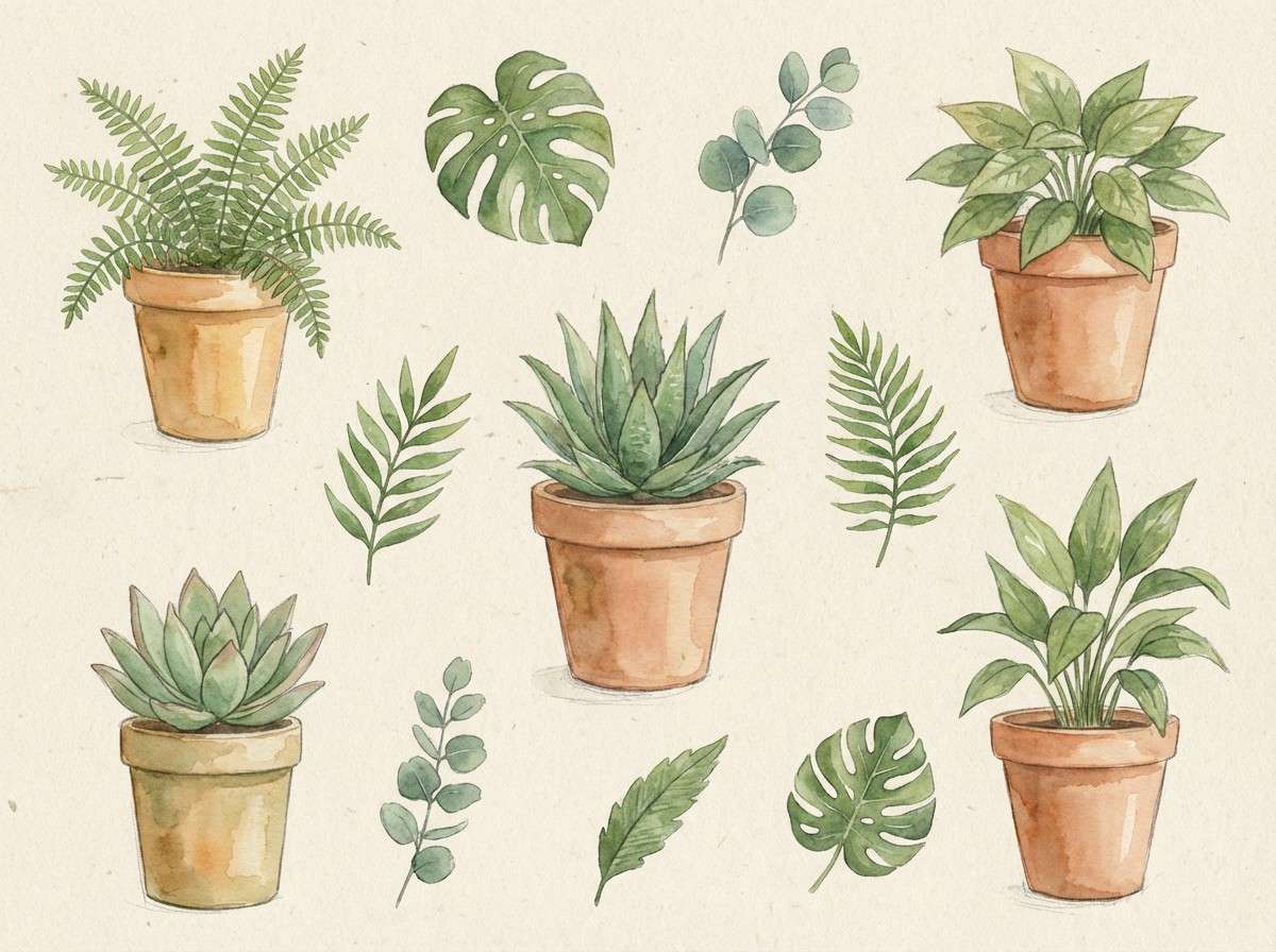 watercolor plant illustration