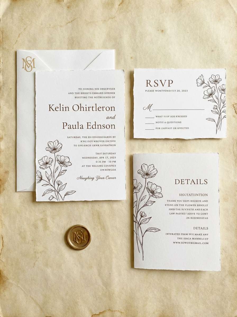 wedding invitation suite