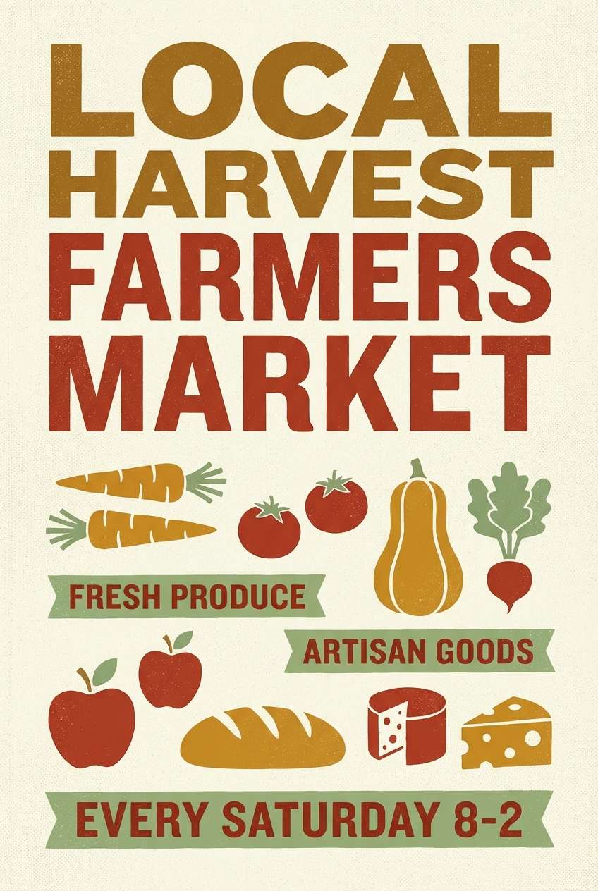 farmers market poster