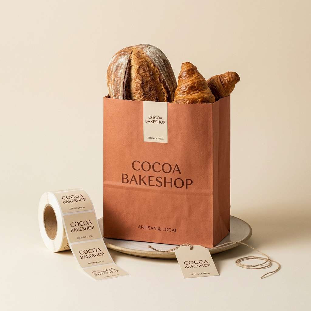 bakery packaging set