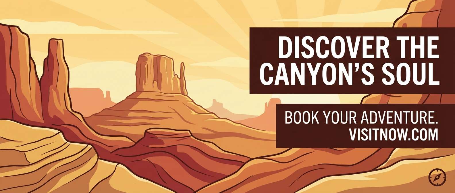 desert travel banner
