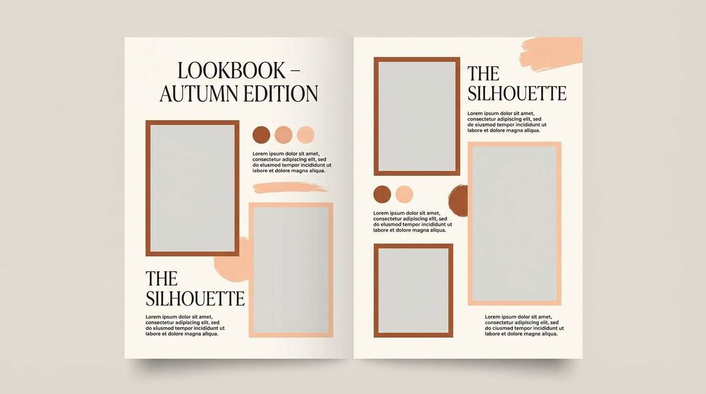 sienna silk lookbook layout