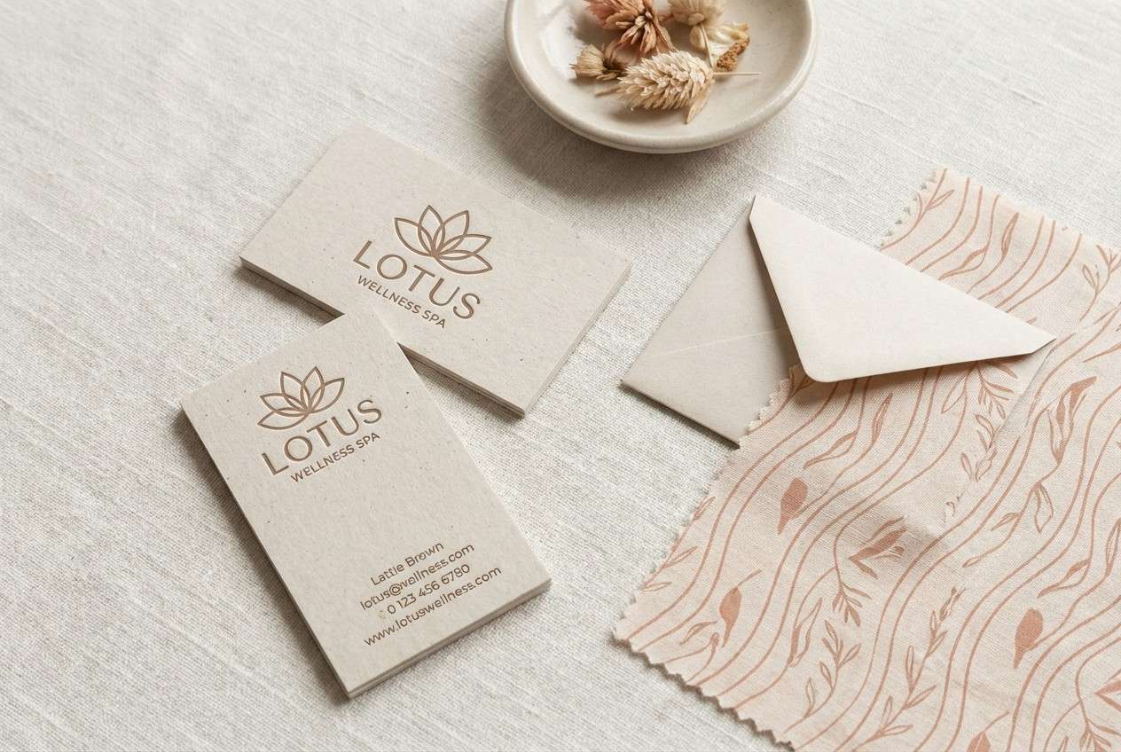 latte peony spa branding