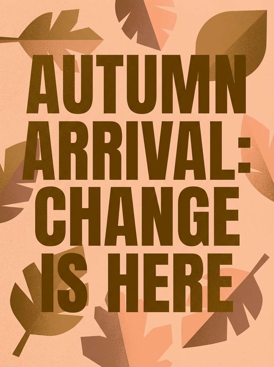bronze bouquet autumn poster