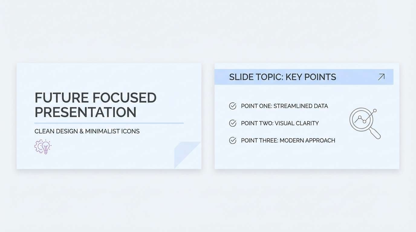 keynote slide deck layout