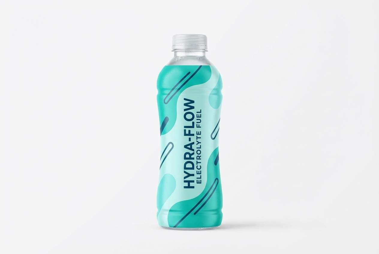 sports drink packaging concept