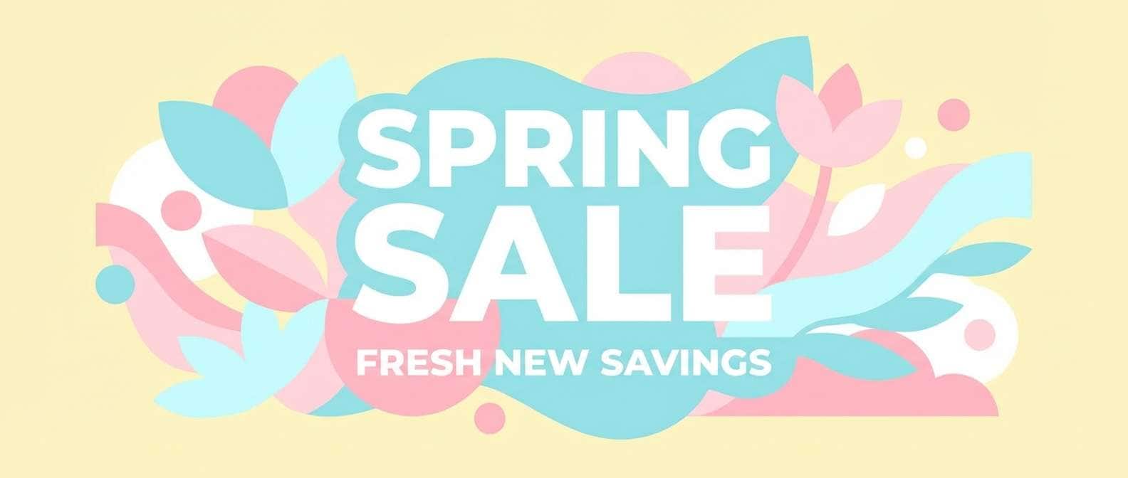 spring sale email header