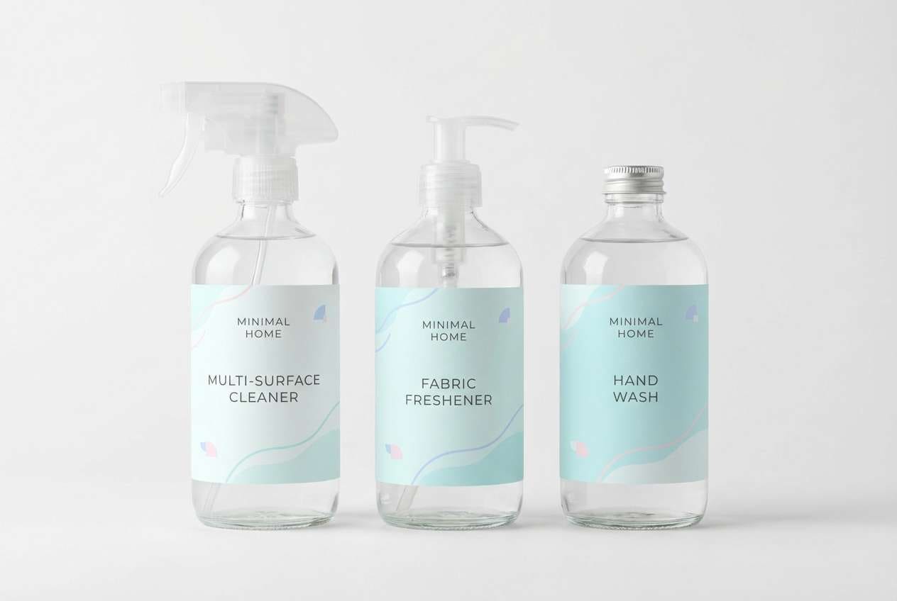 household label set studio