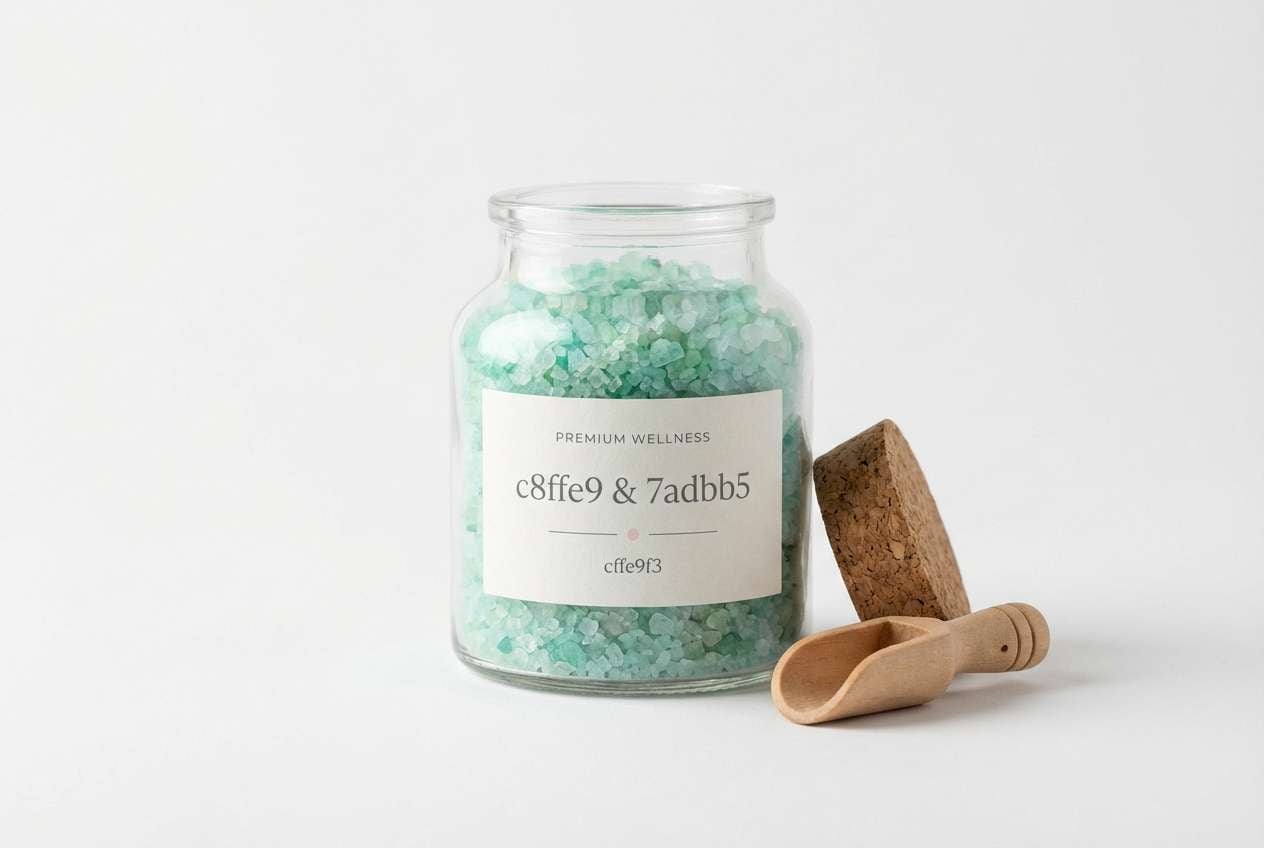 bath salts packaging studio
