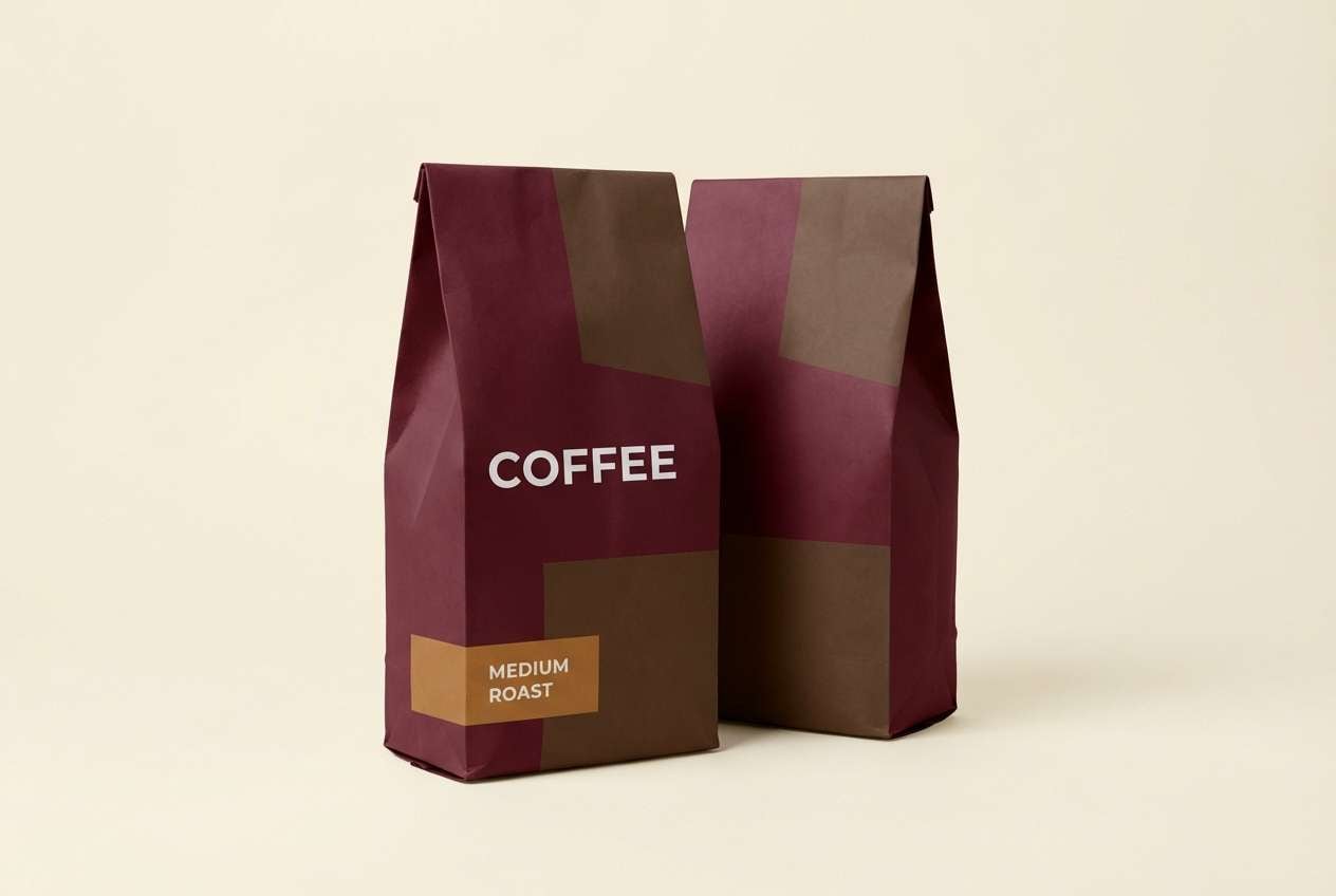 coffee packaging mockup