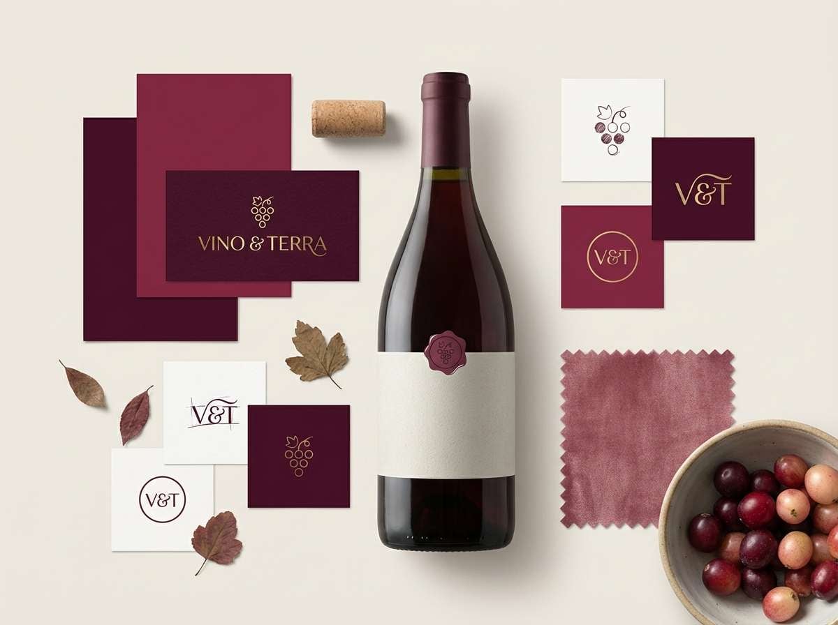 boutique branding moodboard