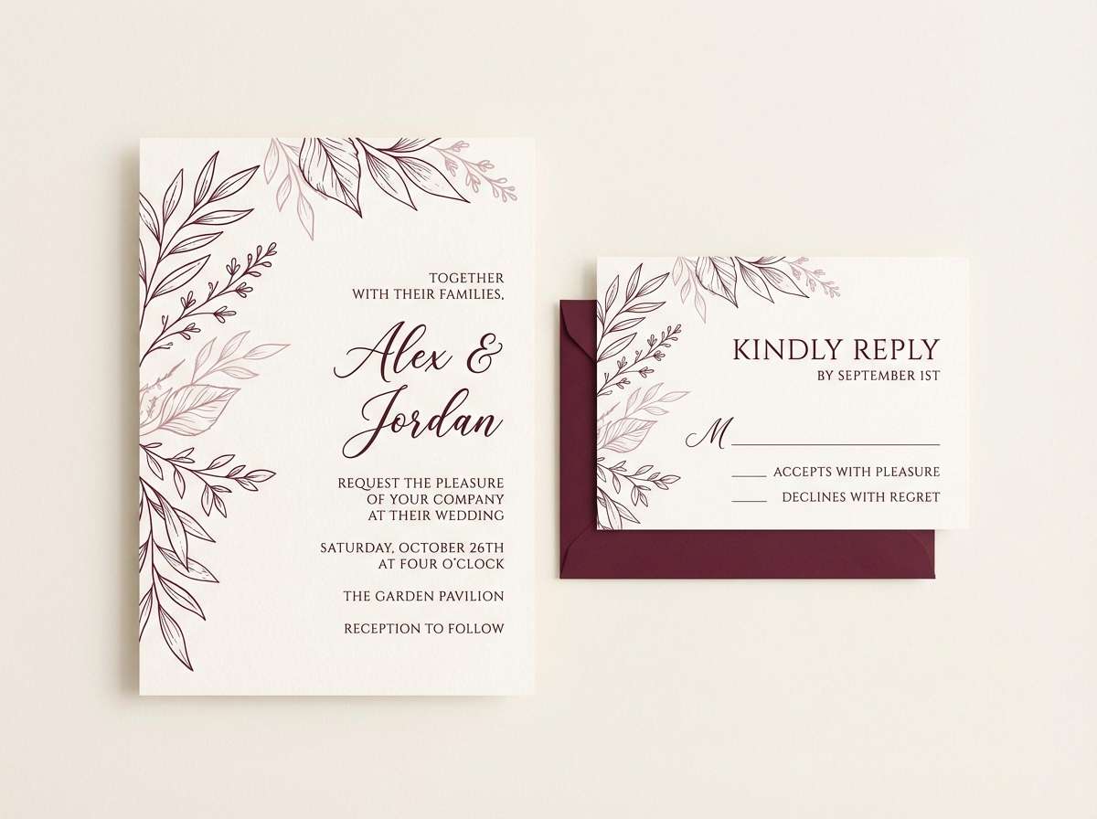 wedding stationery suite