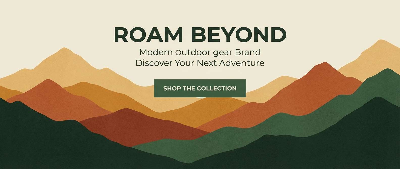 outdoor hero banner design