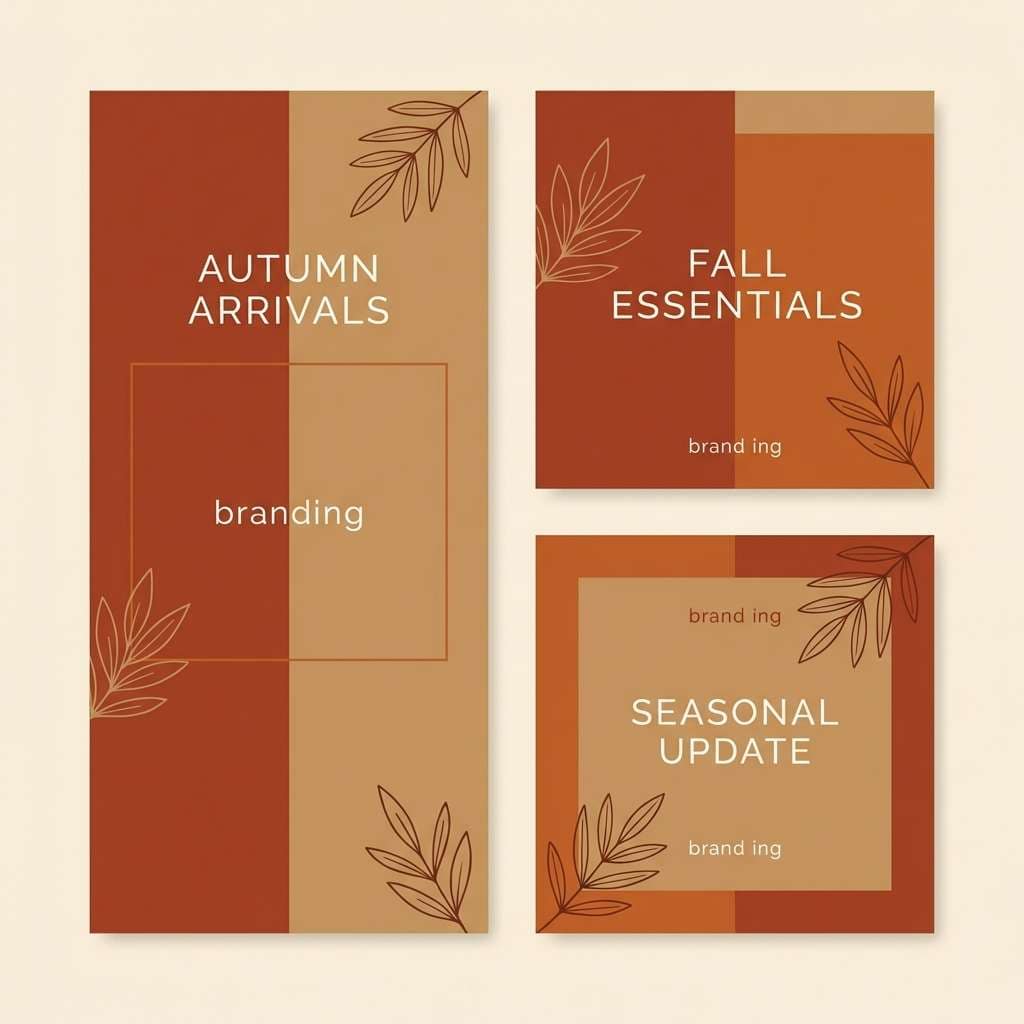 autumn social media templates