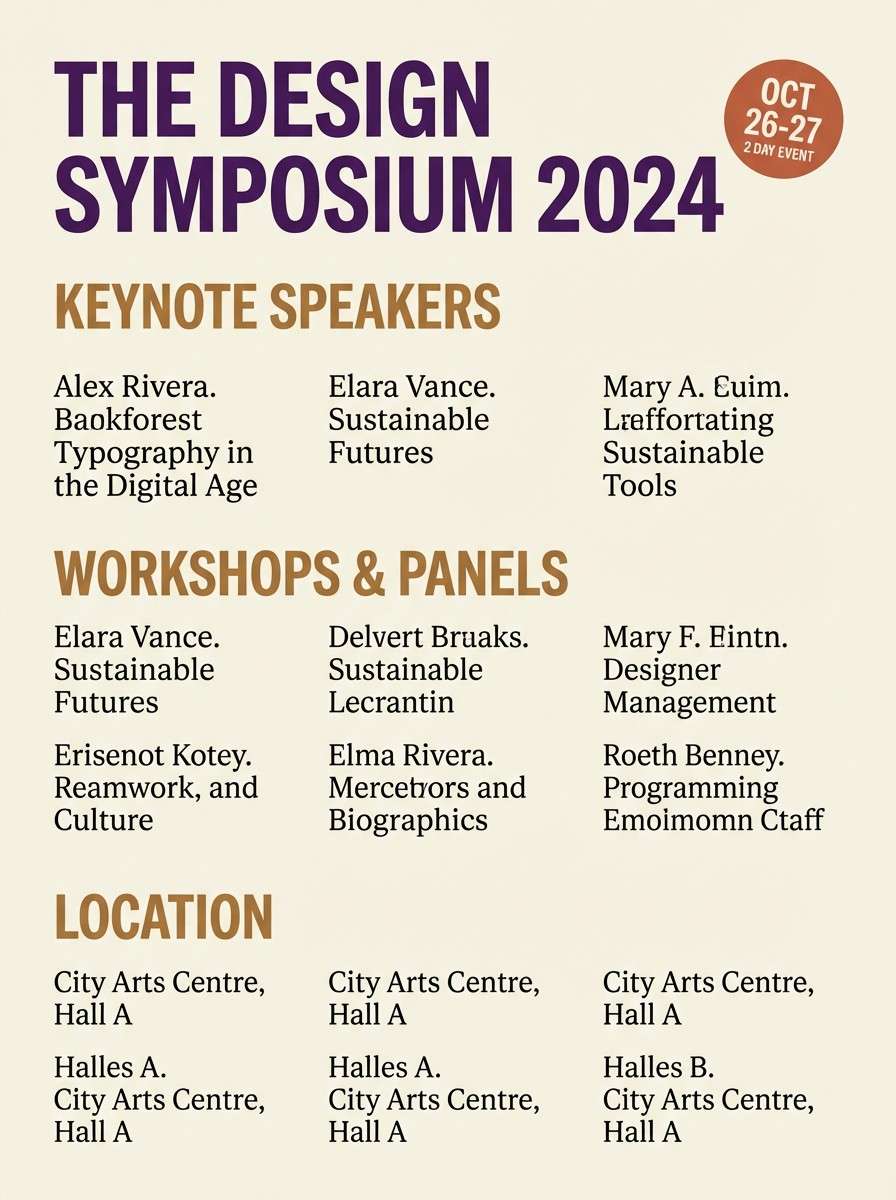 cultural event poster