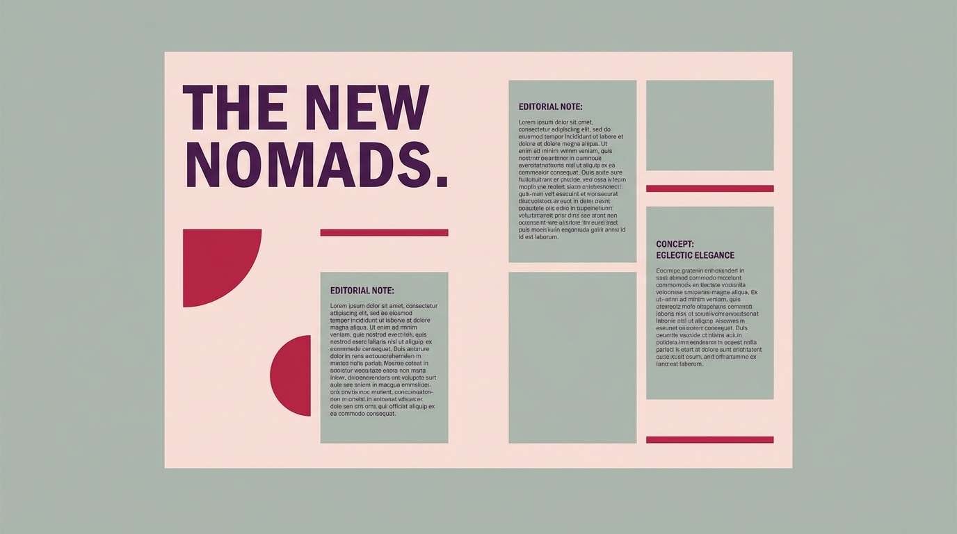 fashion lookbook layout