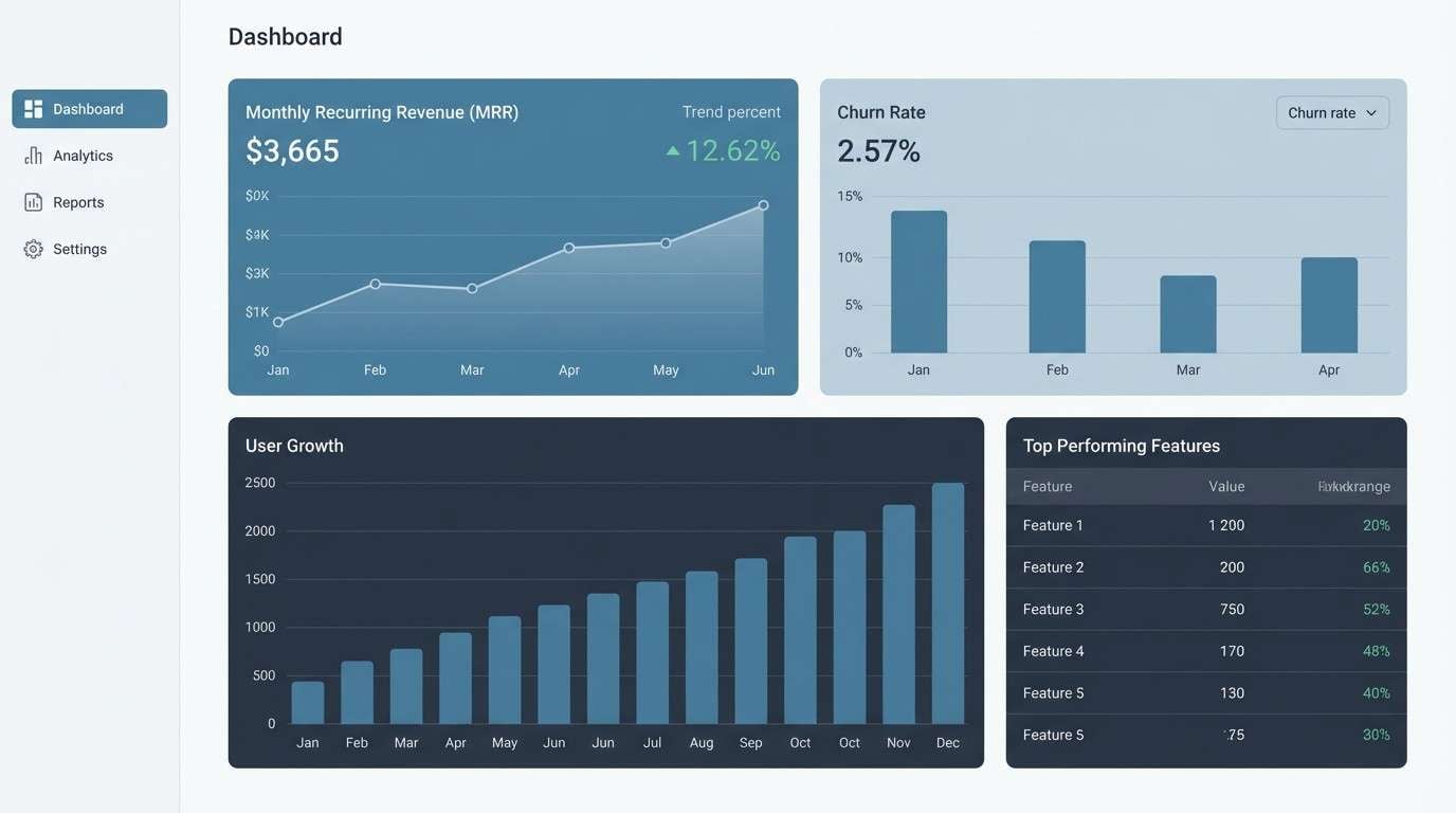 coastal dashboard ui