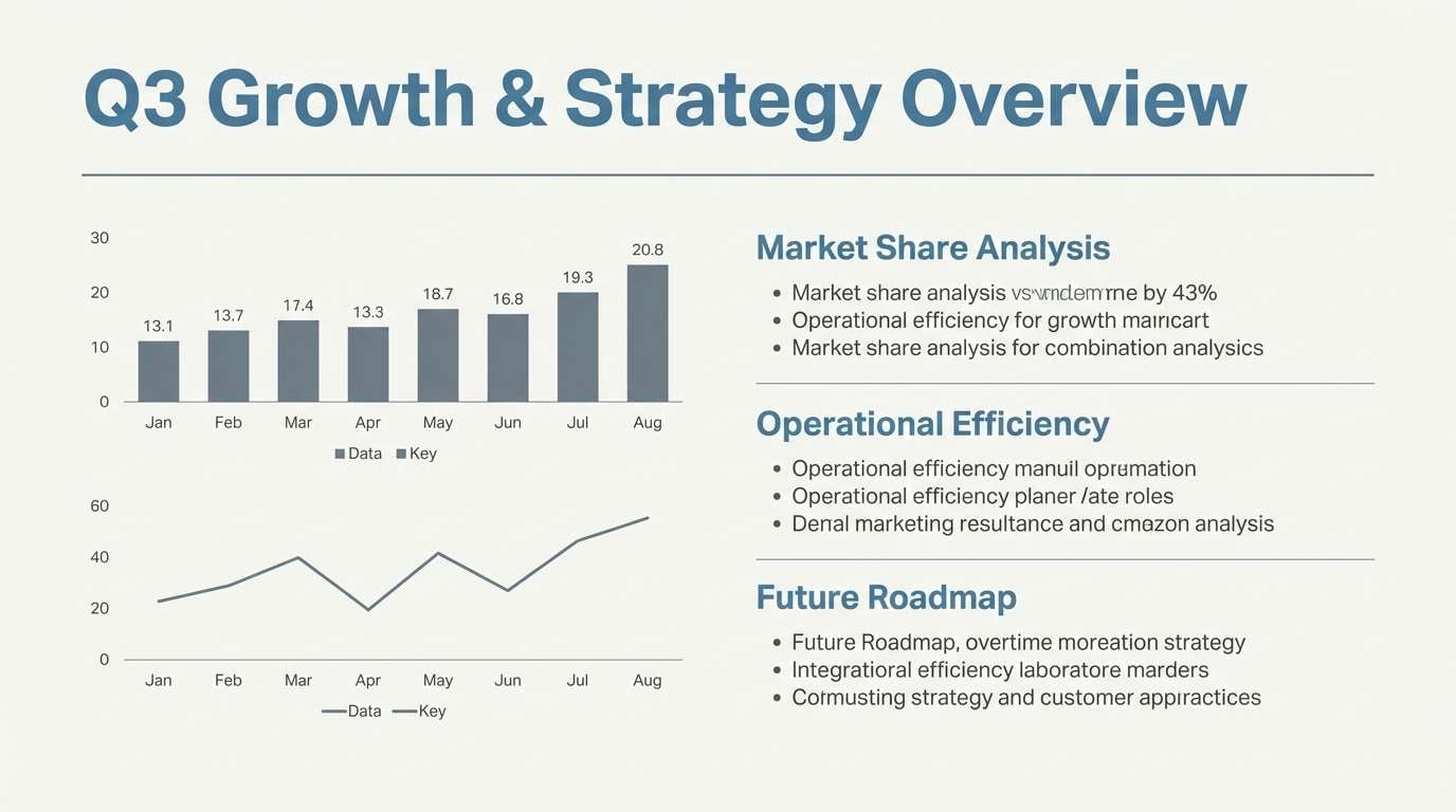 minimal presentation slide