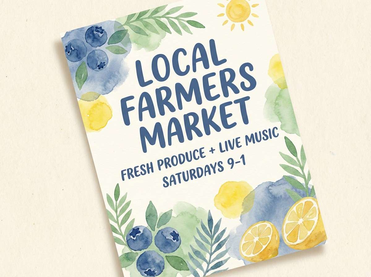 spring market flyer
