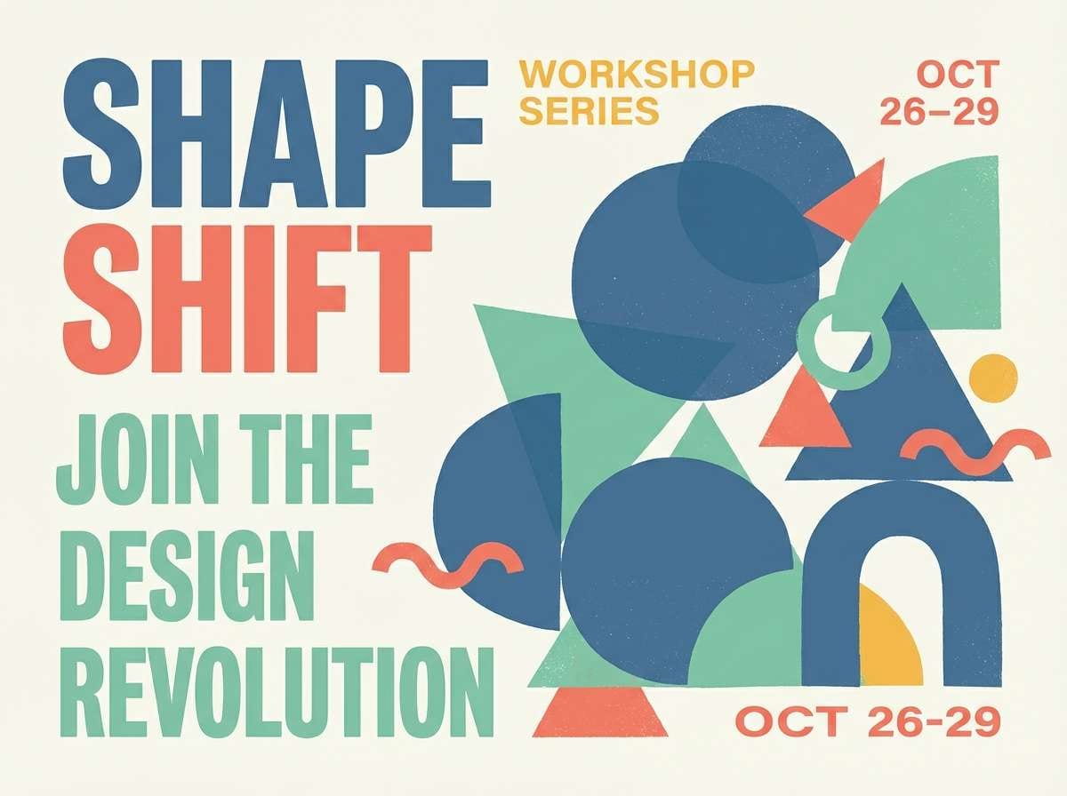 playful promo poster