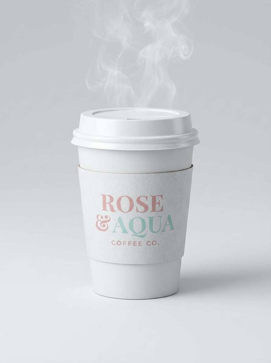 cafe cup branding