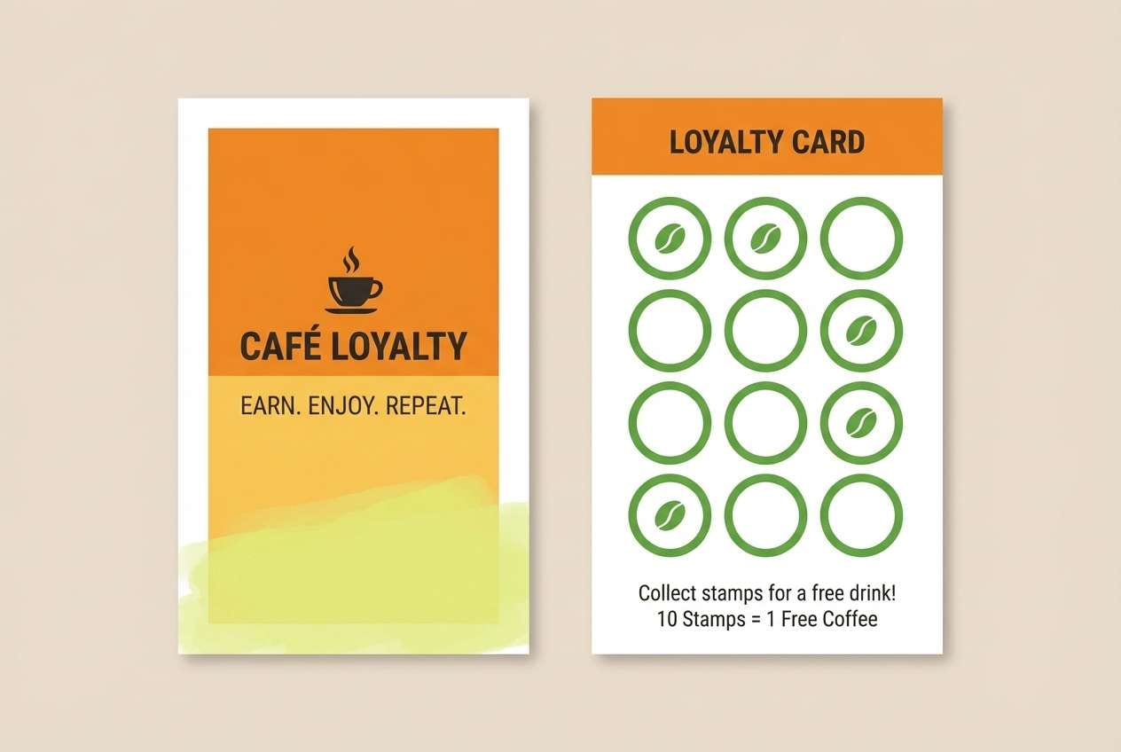 cafe loyalty card