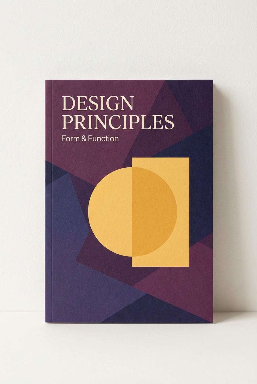 book cover in plum yellow