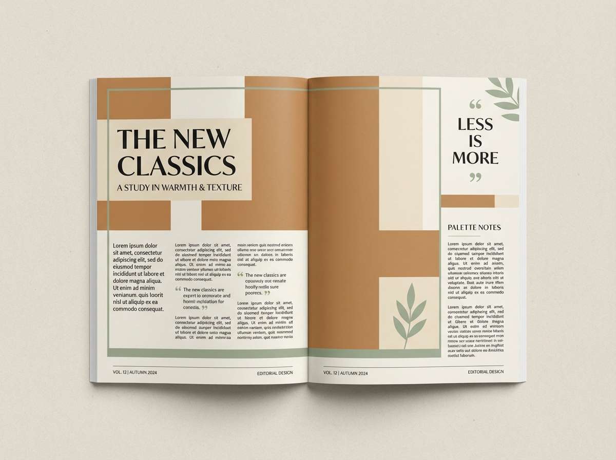 recipe editorial layout