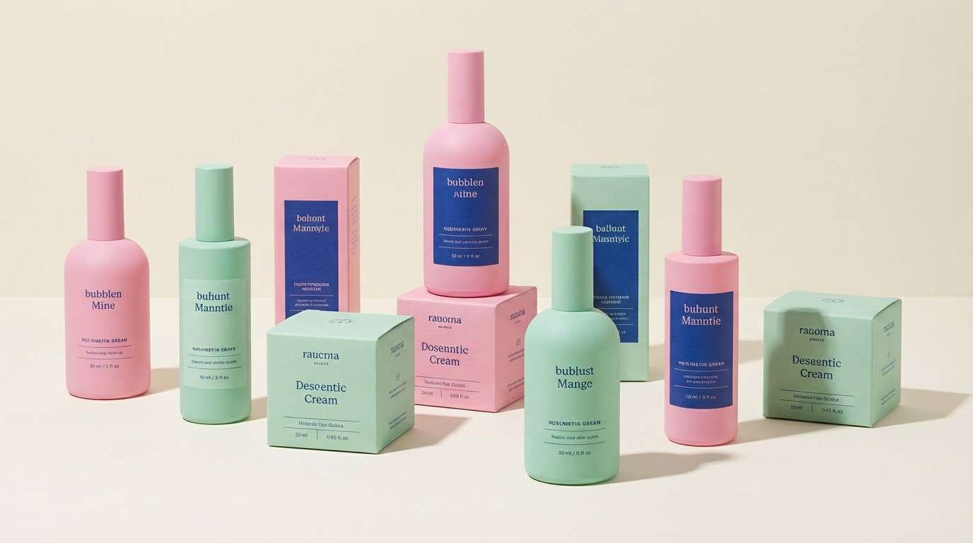 skincare packaging mockup