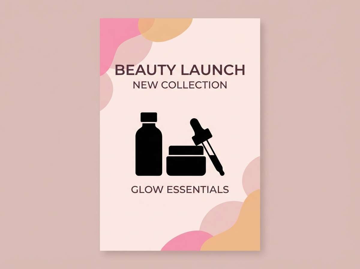 beauty launch poster