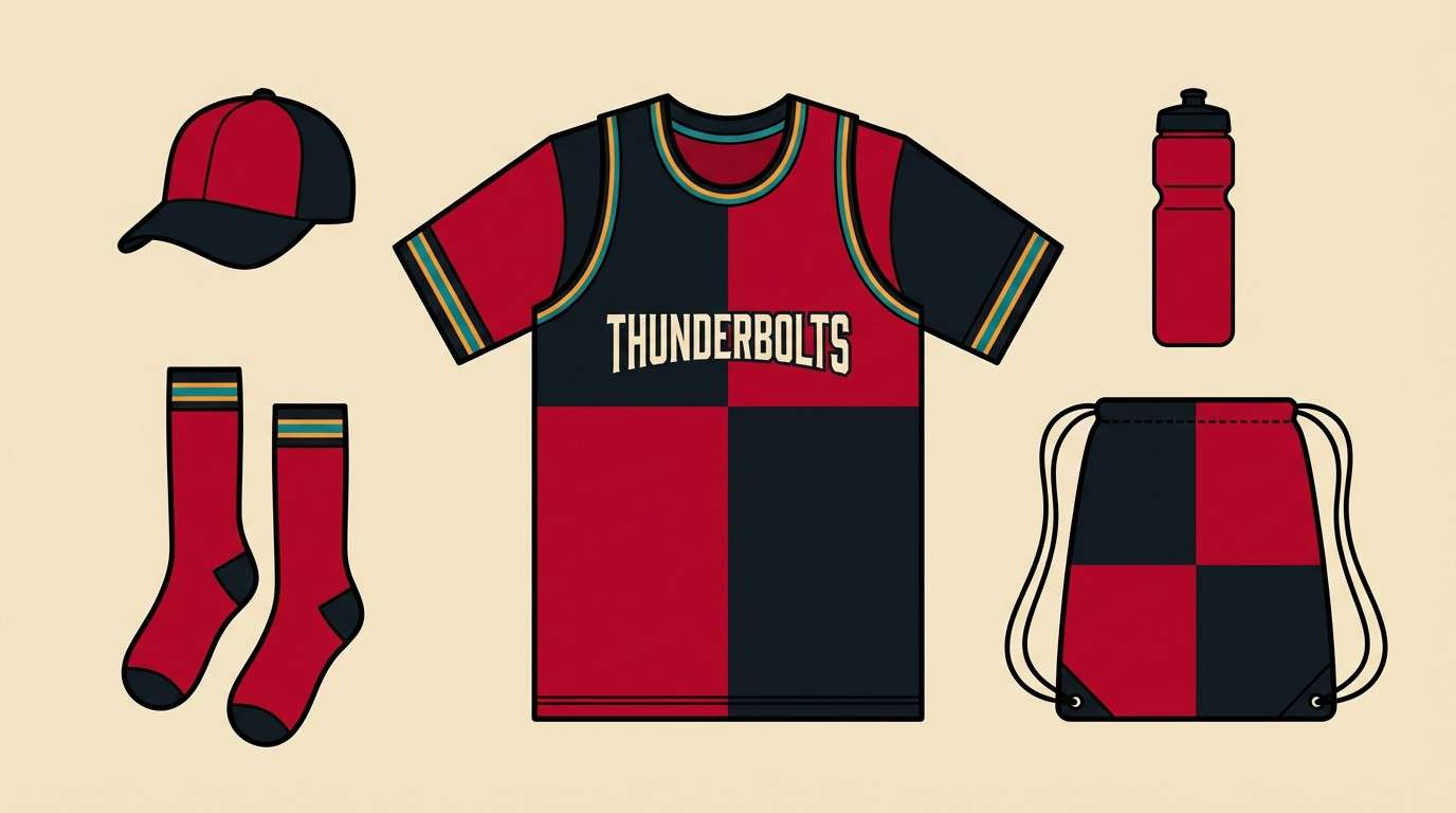 jersey graphic in cardinal red