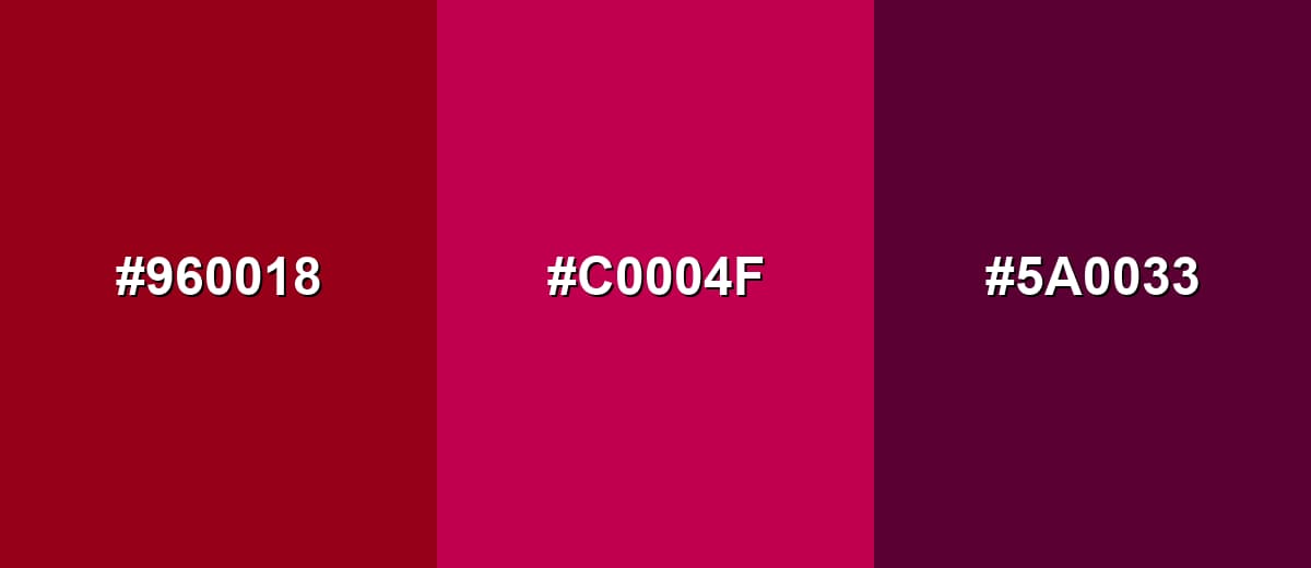 analogous color for carmine-color