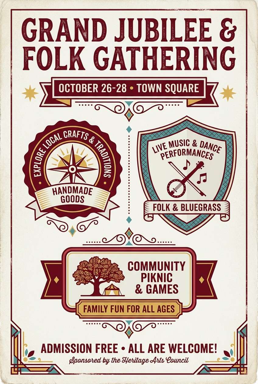 retro diner flyer design