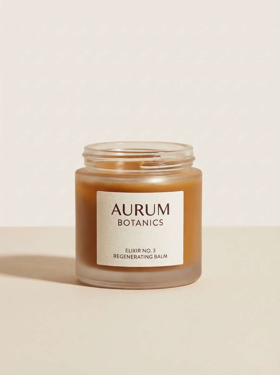 luxury skincare jar