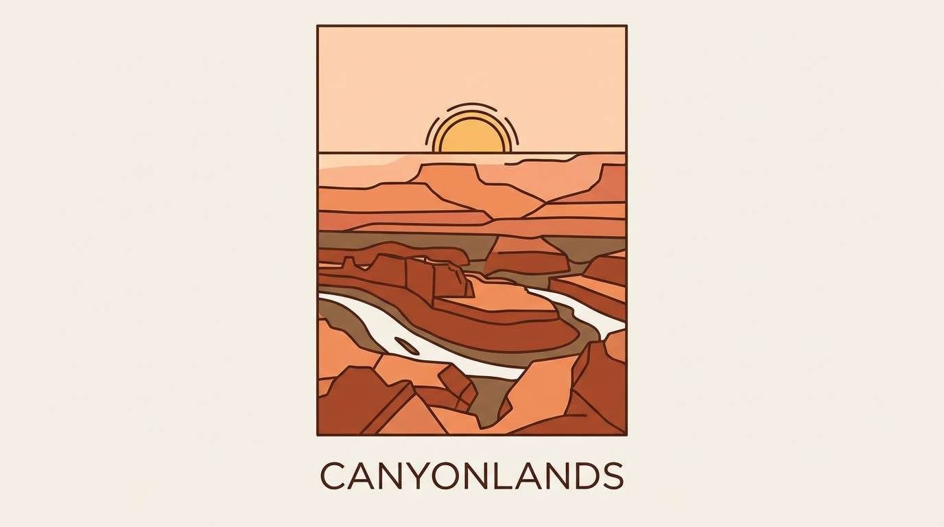 sunrise travel poster