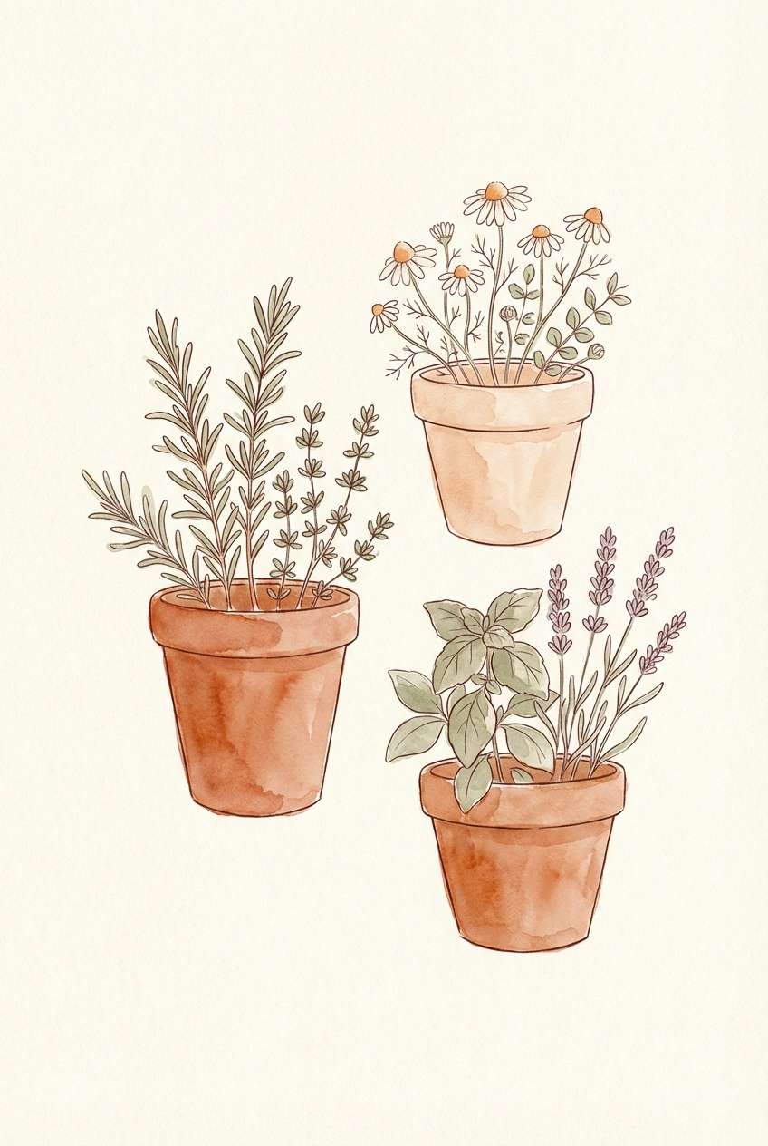 watercolor botanical print