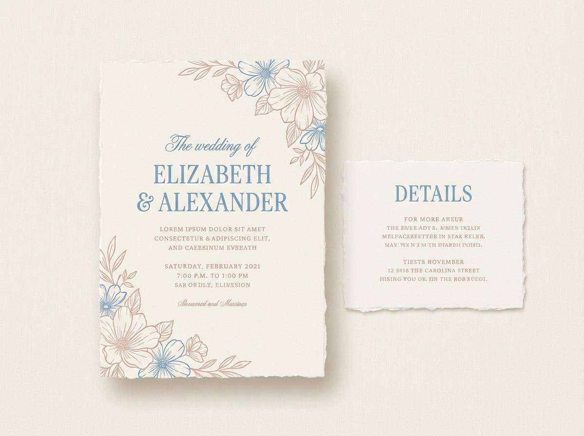 wedding invitation suite