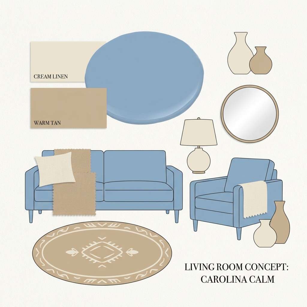 living room color concept