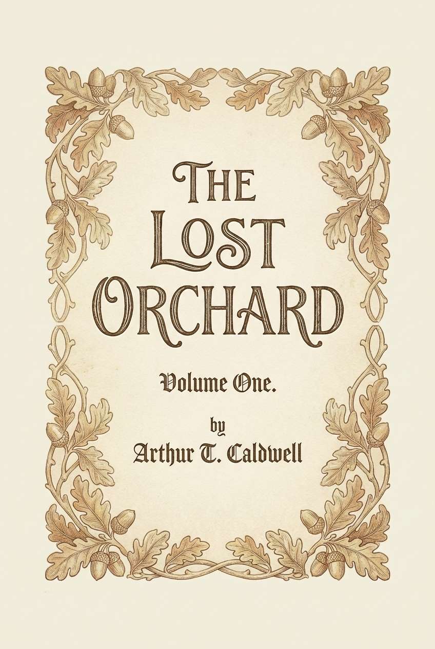 book cover in parchment browns