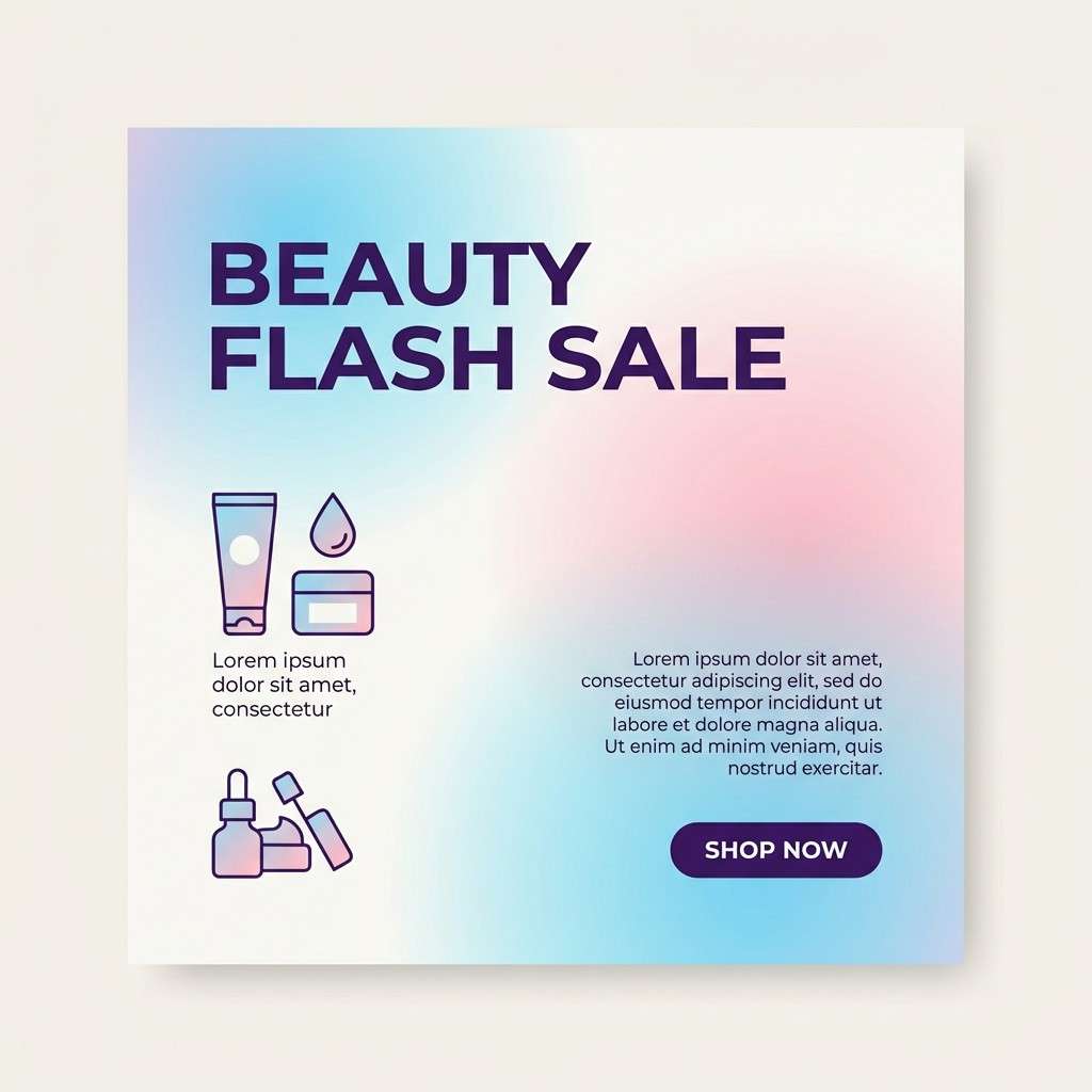 pastel beauty promo