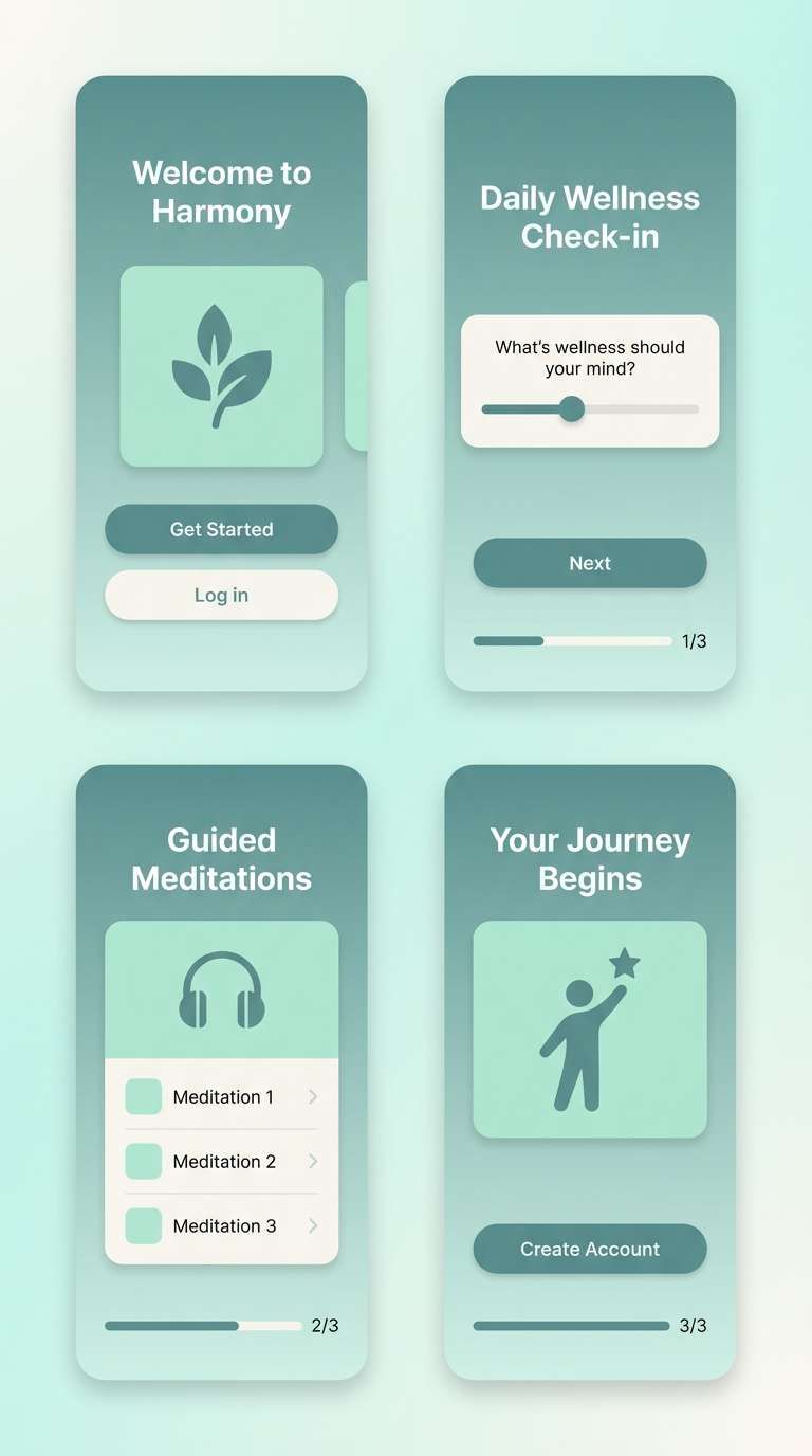 aurora onboarding screens
