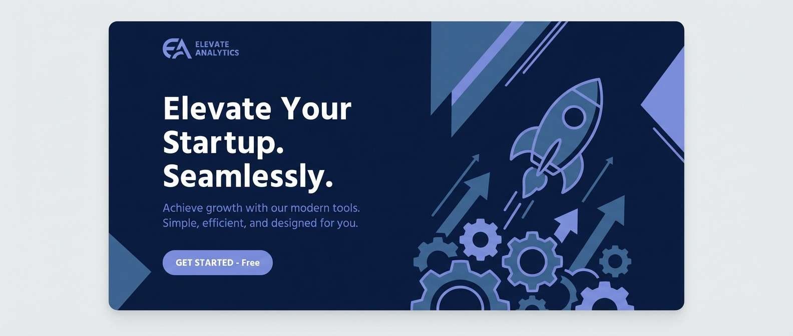 blue landing page hero