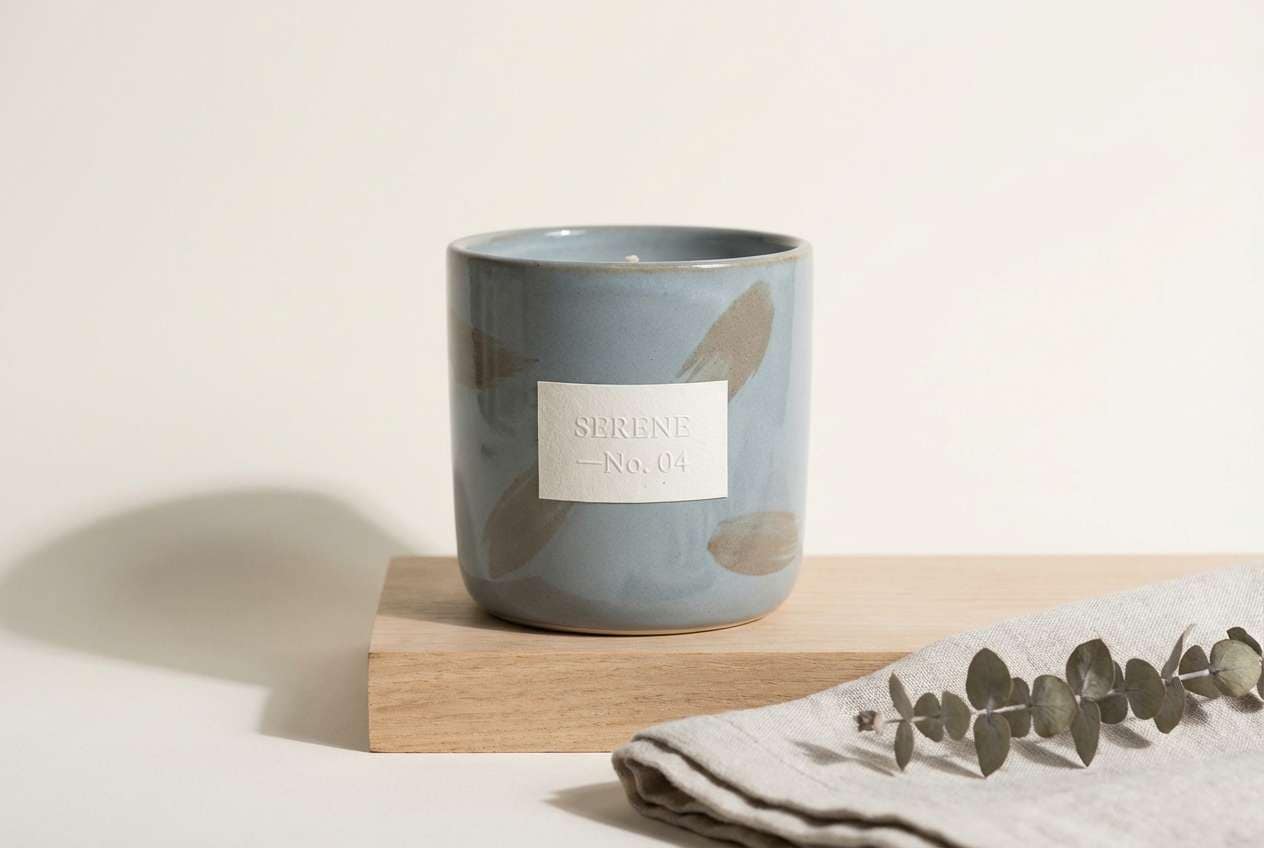 ceramic candle studio ad