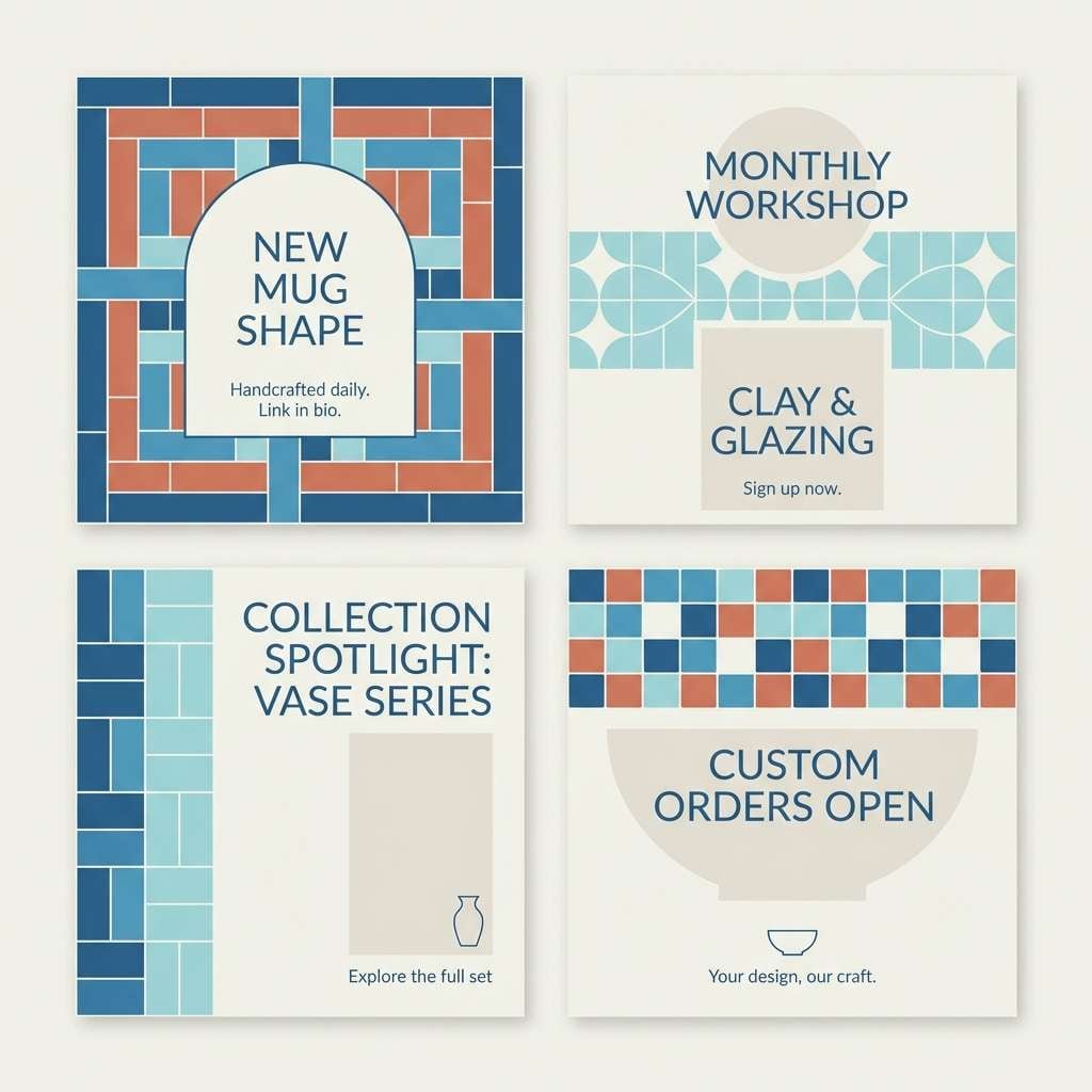 ceramic instagram templates