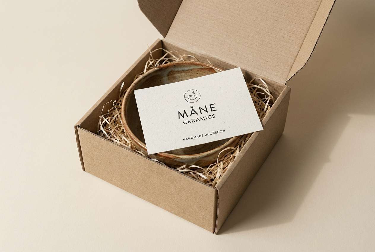 ceramic packaging studio shot