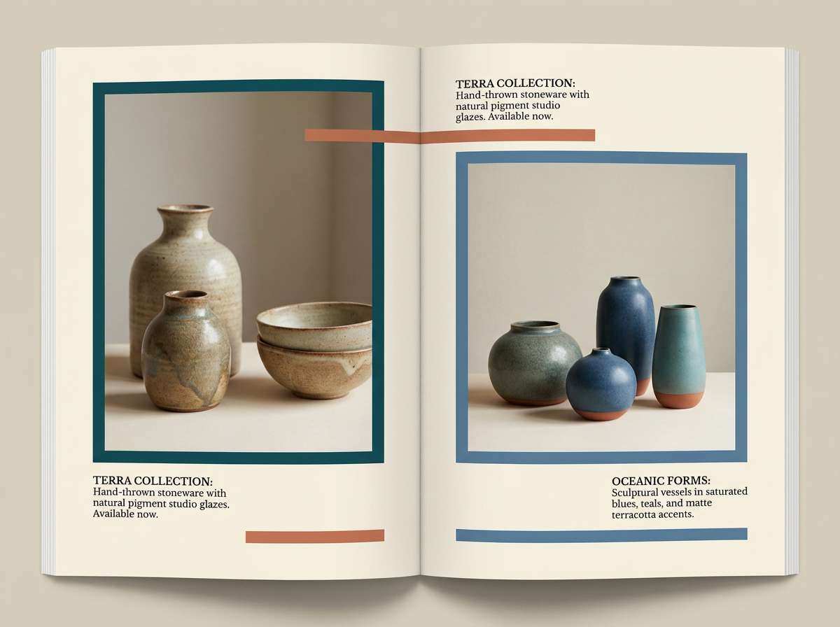 ceramics lookbook layout