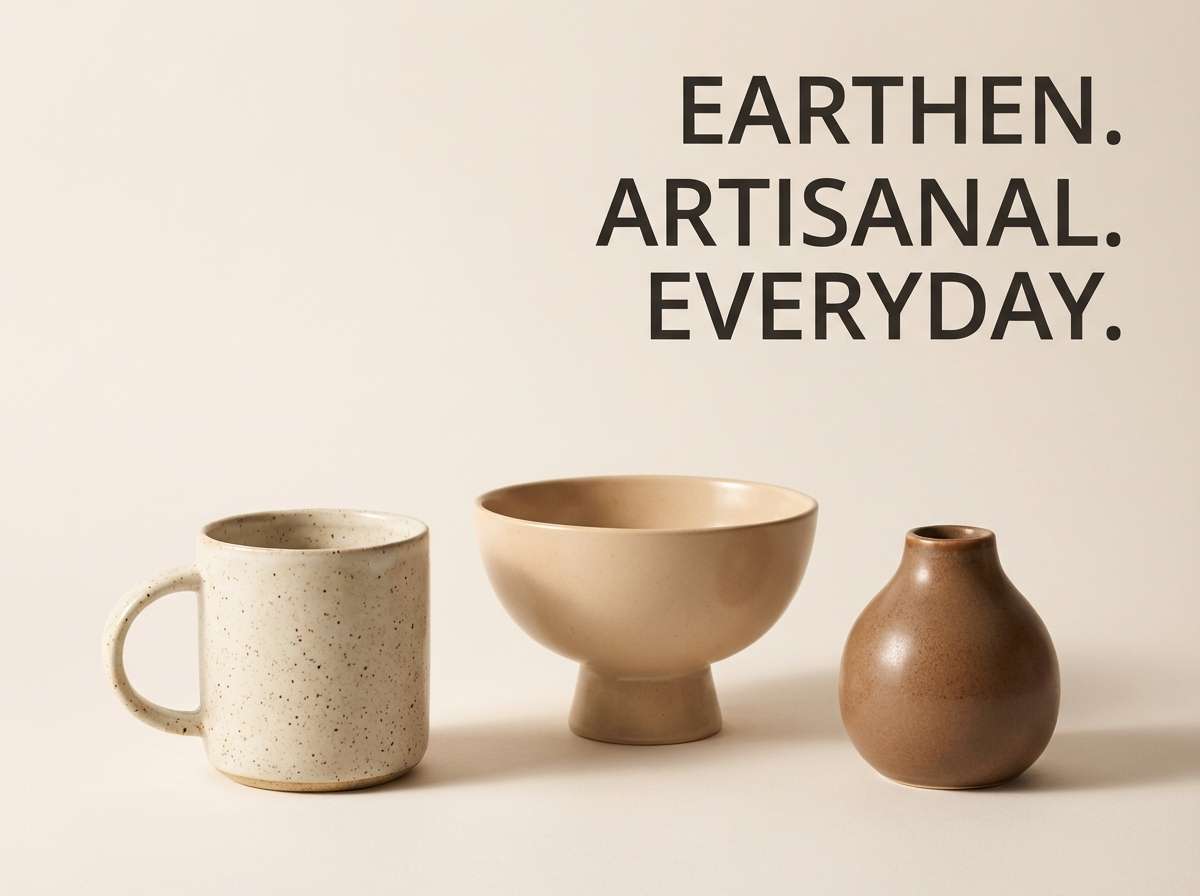 ceramics ad in clay neutrals