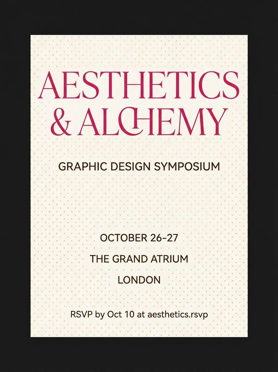 cerise holiday invitation