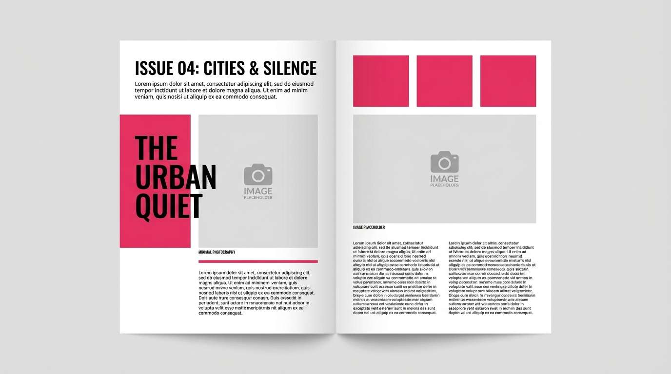 cerise editorial spread